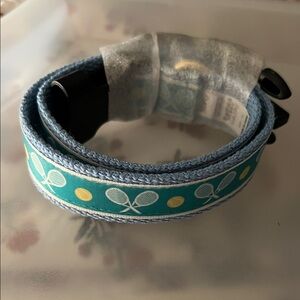 NWT Mark & Graham XL Dog Collar w/tennis theme.